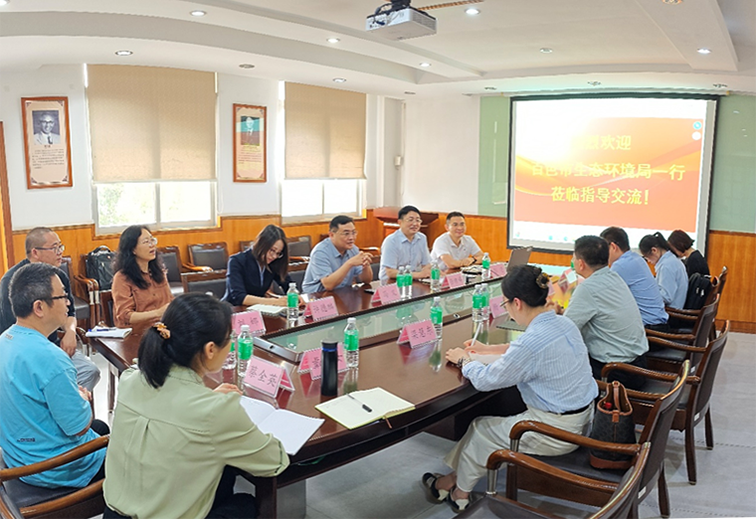 广西百色市生态环境局到访 共商...